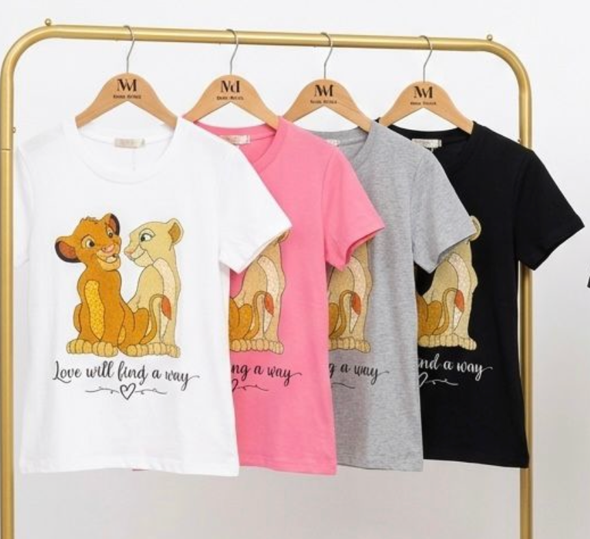 Playera de Algodón Rey León Love M-1377
