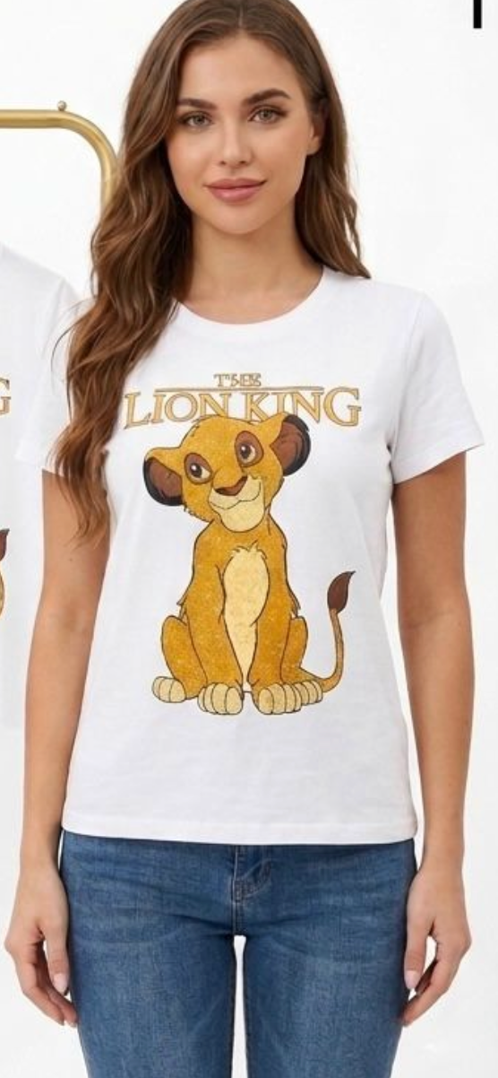 Playera de Algodón Simba Rey León M-1380