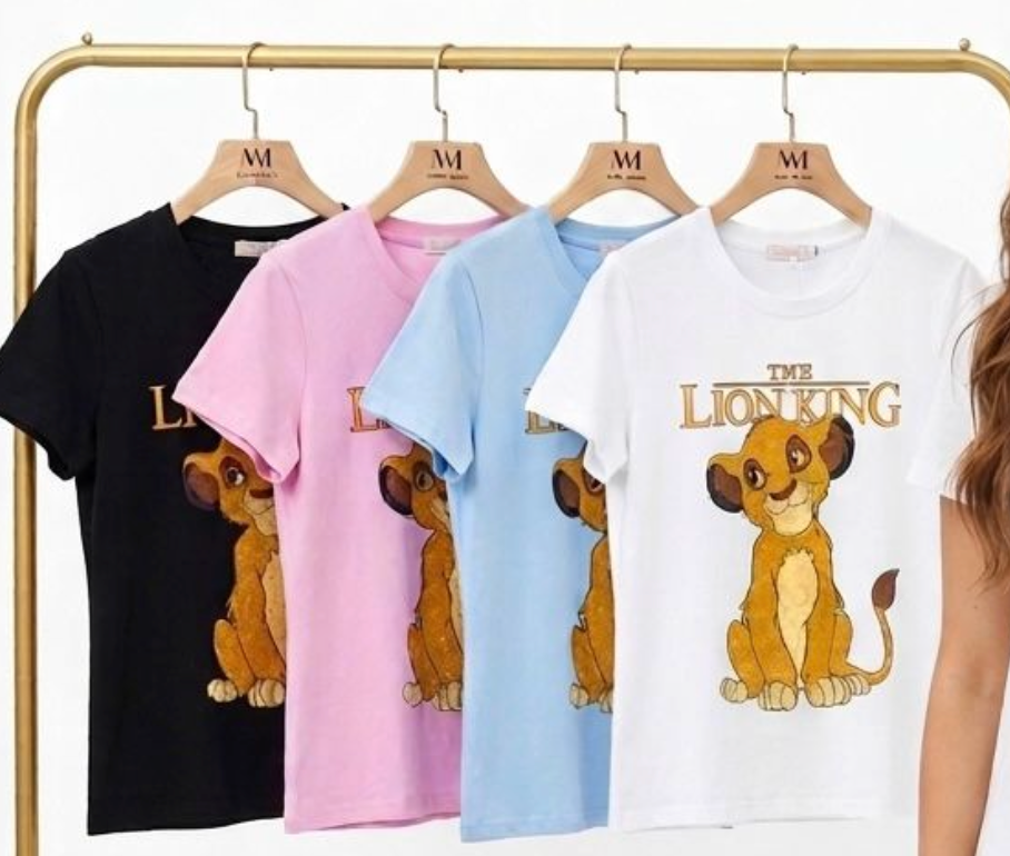 Playera de Algodón Simba Rey León M-1380