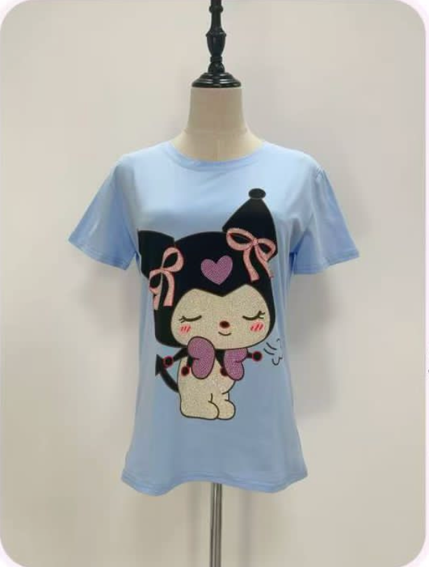 Playera Kuromi Cute M-1007