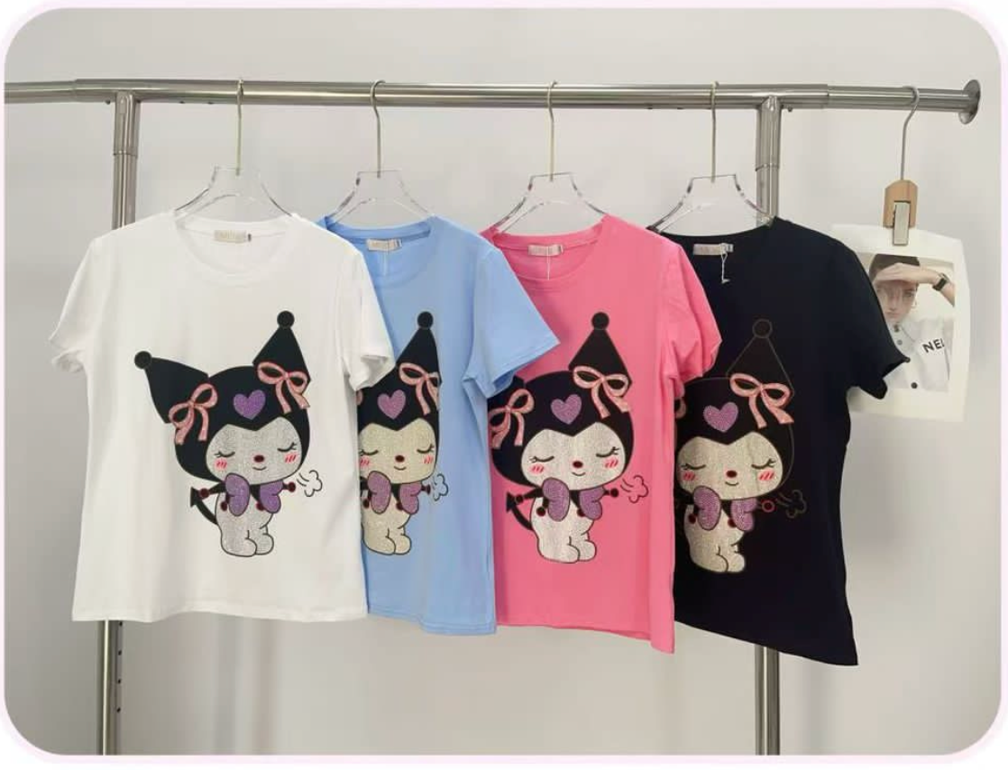 Playera Kuromi Cute M-1007