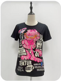 Playera Garfield rosa M-1001