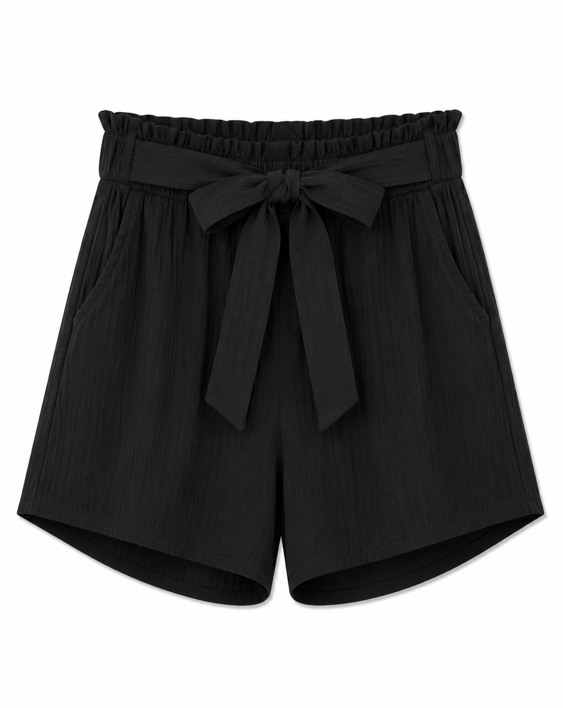 Short de Tela con Pretina Elástica y Lazo 6340