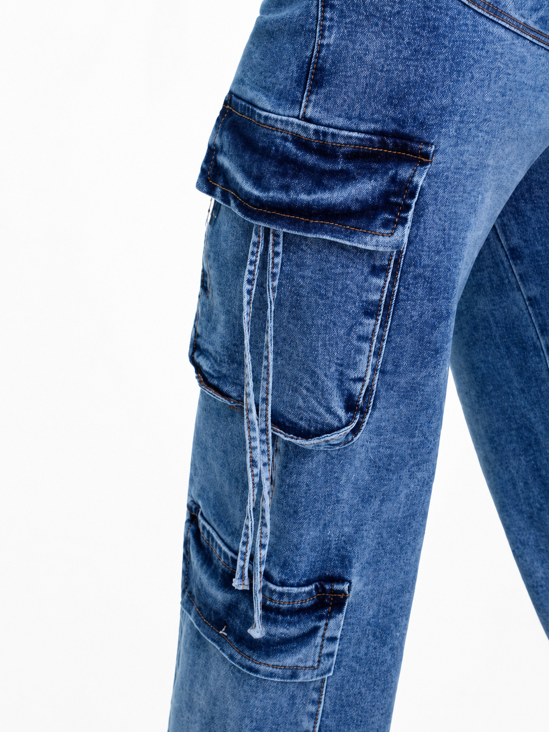 Pantalón Cargo de Mezclilla SU0728